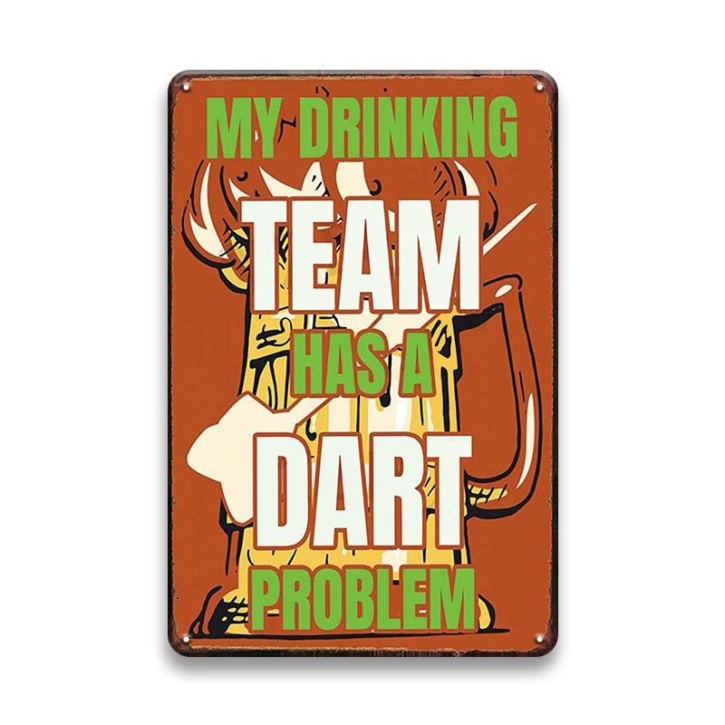 INEED Decor Retro Alcohol Beer Brand Metal Sign Vintage Tin Plate Wall Poster Home Decorative For Bar Club Man Cave Wall Decor