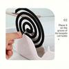 Snail Mosquito Coil Plate Incense Holder Shelf Retro Unique Wrought Stand Ornament For Home Bedroom Decoration