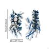 Wedding Car Decoration Set and Bows Bouquet DIY Simulation Flowers Ribbons for