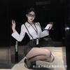 Sexy Secretary Suit Erotic Underwear High Waist Strap Short Skirt Uniform Flirting Pajamas Woman