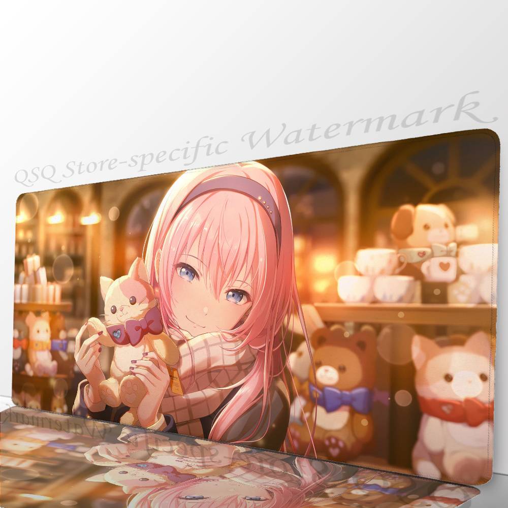 Anime Otori E-Emu Mousepad Non-slip Suitable For Office Computers Laptops E-sports Game Desk Mats XXL Keyboard