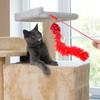 2-Piece Cat Toy Set Feather Toy with Replacement Feather Sticks, Fun Cat Toy, Pet Supplies, Exercise Relief, Stress Relief, Indoor Games, Fun Cat