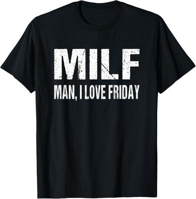 MILF Mann Ich liebe Freitag Liebhaber Lustiges Freitag Geschenk Unisex T-Shirt