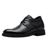 Men's All-Season Height-Increasing Leather Shoes: Formal British-Style Casual, Business, and Large-Size Options Available