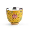Chaxun Imperial Yellow Enamel Gilded Teacup
