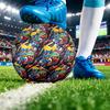 Pallone da Calcio Stampato Colombia Taglia 5 Resistente all'Usura Standard da Allenamento per Adulti Regalo per Appassionati per Partite Sportive Indoor Outdoor