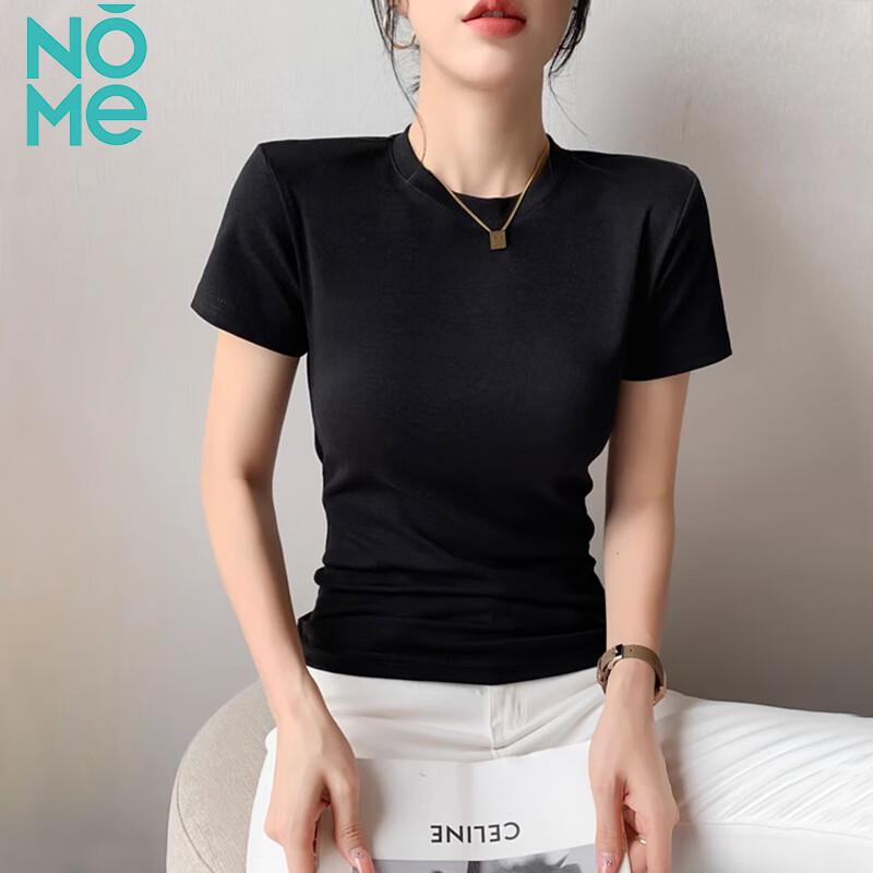 NOMe Women s Basic Short Sleeve Mock Neck T-Shirt 2XL