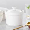 Jiejiajie J111 Ceramic Steaming & Stewing Bowl with Lid
