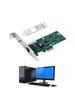 PCI-Express ev1.1 2.5GT Desktop  Adapter 82574L Chip 10/100/1000Mbps thernet-  Card ngle j45