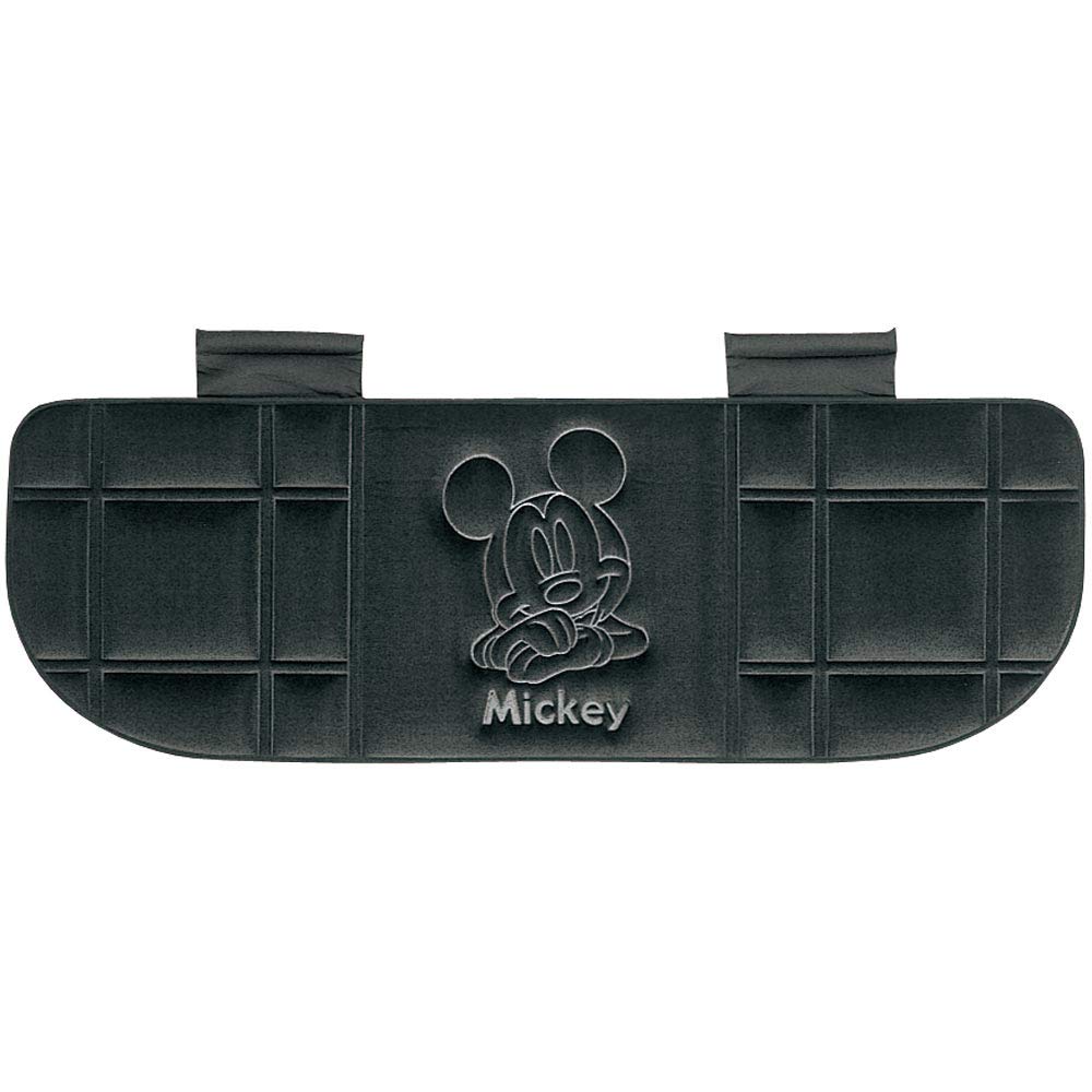 Bonform 5590-91BK Mickey Press Velour Seat Cushion, Light/Regular Car Seat (2 Front & Rear Seats), Set Black