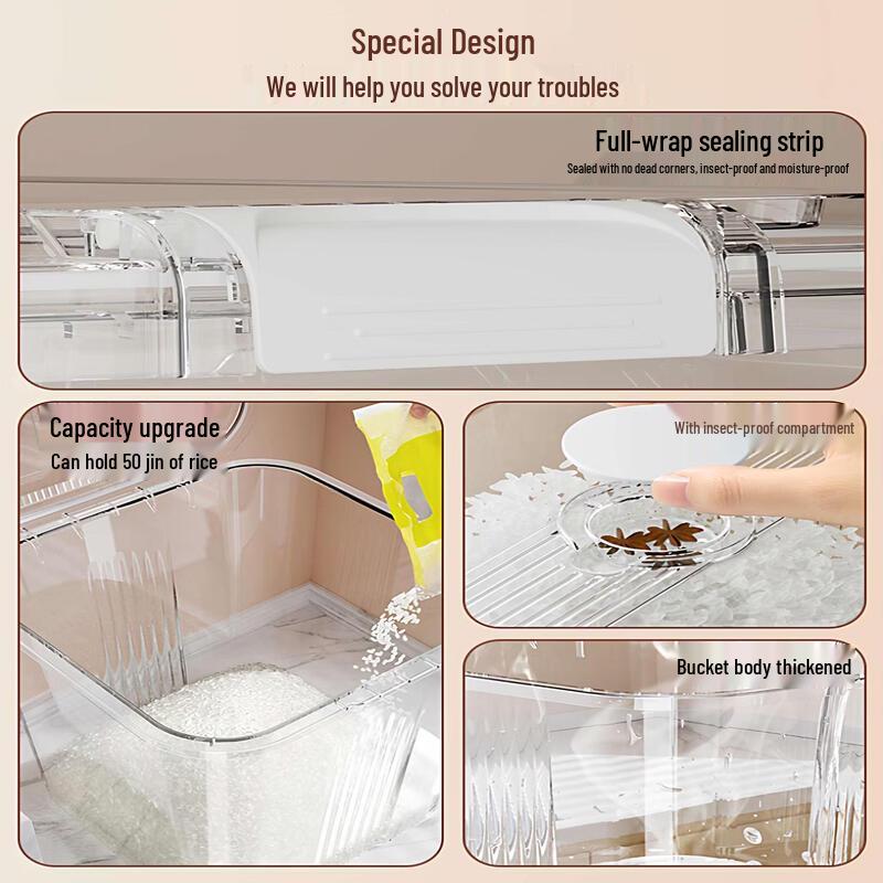 Insect-Proof Sealed Rice and Grain Storage Bin