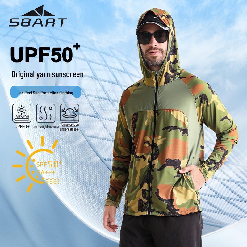Men s Quick-Dry Camouflage Fishing Jacket - Sun Protection, Breathable, Anti-UV L