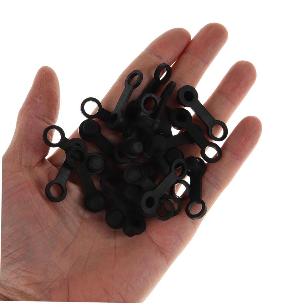 TINEASUR 60pcs Brake Nuts Rubber Brake Bleeder Cap Brake Bleeder Cap Auto Rake Bleeder