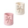 Decorative 3D Printed Bow Pen Holder Creative Multi-function Pencil Storage Box Sweet Flower Vase Desktop Organizer Office