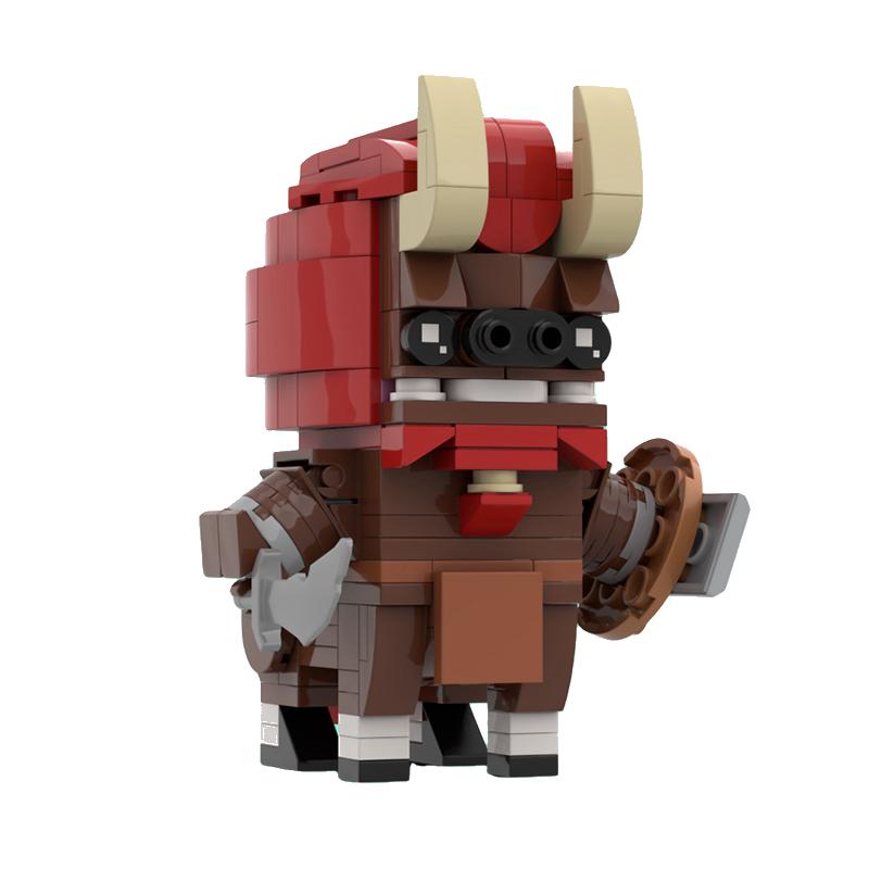 Buildmoc Wild Breath Link Skull Kid Kass Lynel Chest Vaatis Urbosas Figures Building Blocks Toys for Children Gifts