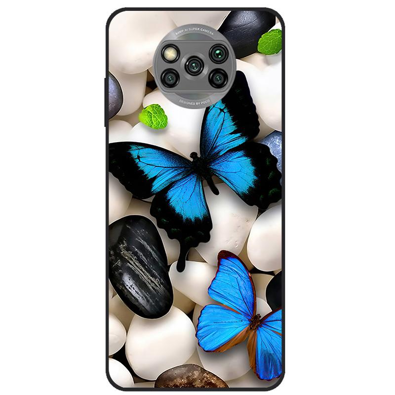 For Xiaomi Poco X3 Pro Case Silicone Soft Cat Phone Cover for Poco X3 NFC Case TPU Black Funda for Poco X 3 NFC PocoX3 Pro