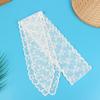 Sweet Lace Belt For Women To Match Skirts And Jeans, White Silk Belt, Long Silk Scarf, Suitable For Daily Wear