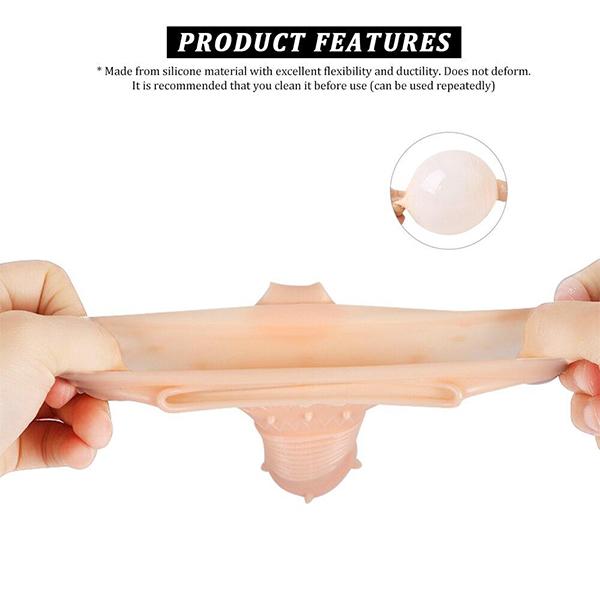 Penis Extender Enlarger Penis Vibrator Ring Sex Toys For Men Erection Silicone Clitoris Stimulate Cock Vibrating Ring