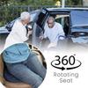 NOUVEAU-2 Pièces Coussin de Siège Rotatif à 360° Pour Voiture, Coussin de Siège 15,7 Pouces Pour Voiture, Siège Pivotant Pour Personnes Âgées Pour Maison, Chaises de Bureau