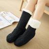 Christmas Winter Warm Fluffy Fleece Lined Thicken Bed Socks Floor Socks