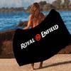R-Royal E-Enfield Logo Anime Beach Swimming Towel Soft Absorbent Washcloth Children's Gifts For Kids Travel Camping Gym