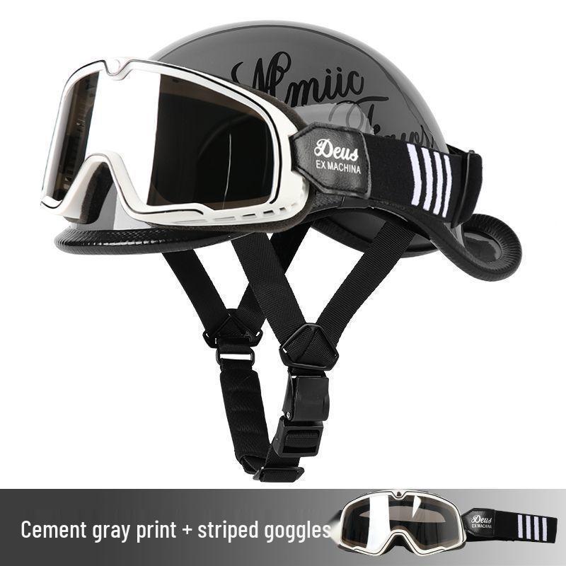 G3F Retro Japanischer Aufgebogener Heckhelm: Herren- & Damen-Cruiser-Helm für Radfahrer