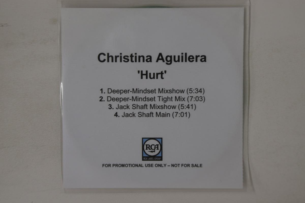 

CD CHRISTINA AGUILERA - Hurt NONEPROMO RCA Unknown Dance & Electronica Used