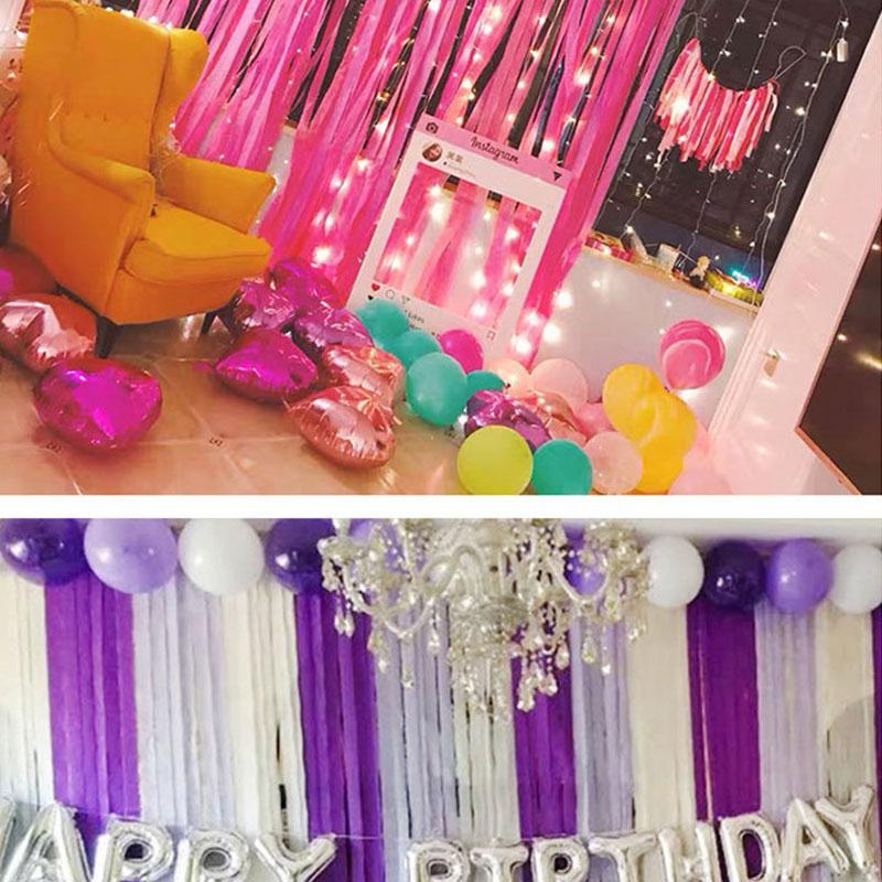 4.5*25m Origami Krepppapier DIY Basteln Knitterpapierrolle Für Hochzeitsfeier Dekoration Blumeneinwickelpapier Geschenkverpackungsmaterial