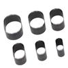 6-teiliges Set Lederschneidformen 35 40 45 50 55 60 mm Langer Durchmesser Elliptische Form Leder Hohl