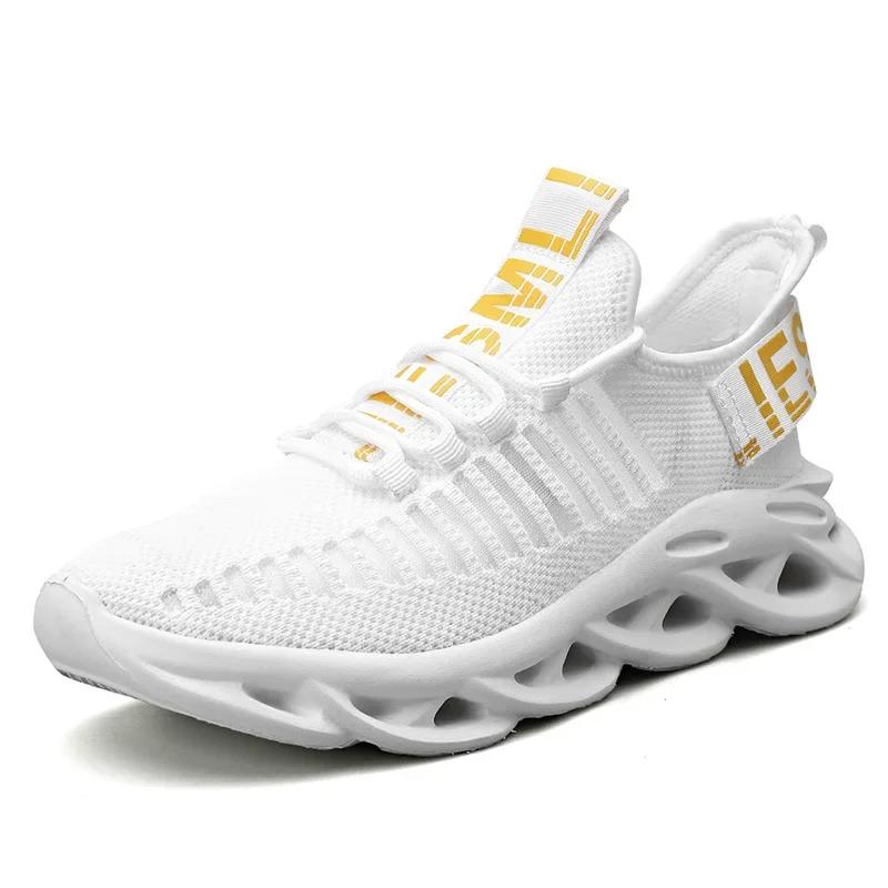 

Женская обувь для фитнес-тренировок, вязаная, дышащая сетчатая конструкция, эластичная шнуровка, спортивная обувь, универсальная, удобная обувь для ходьбы 36