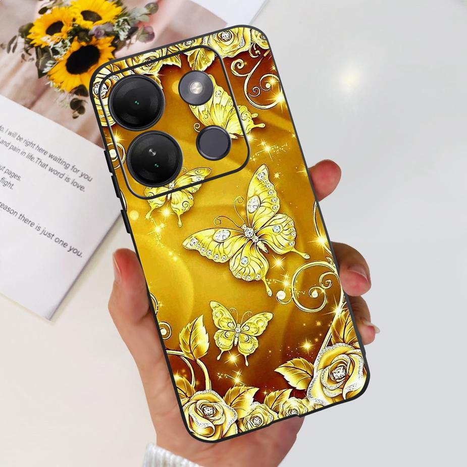 Für Infinix Smart 7 HD Hülle X6516 Luxuriös Beliebt Bemalte Abdeckung Weiche Silikon Handyhülle Für Infinix Smart 7 Plus Smart7 HD Schale