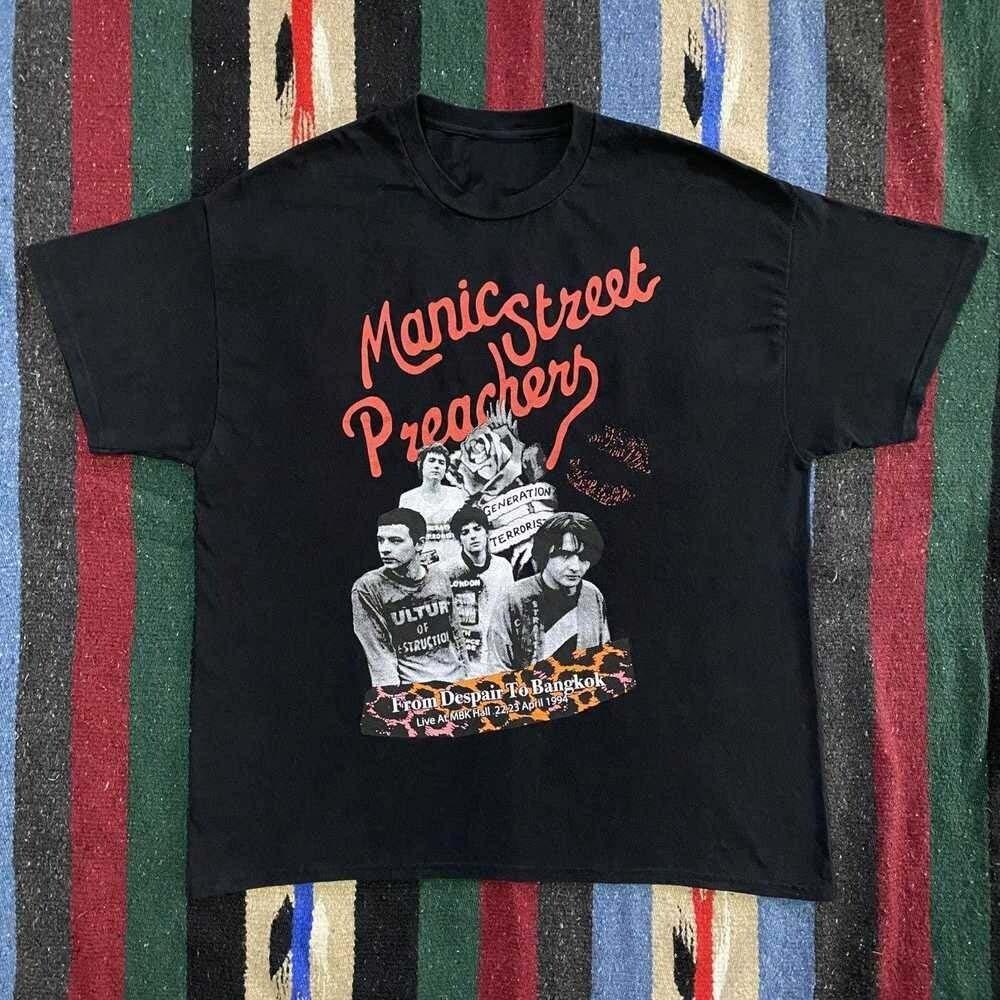 Manic Street Preachers Band Black Shirt Gift For Fan 2side BL1057 XXXL