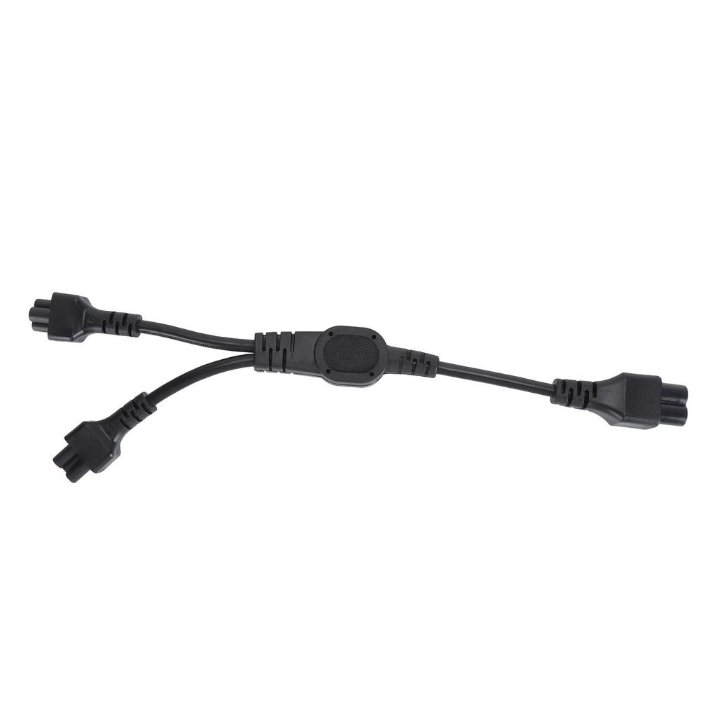 IEC320 C6 Male To Dual C5 Female Power Cord 0.32m 1ft C6 To 2xC5 Y Splitter Power Cable 2.5A 250V