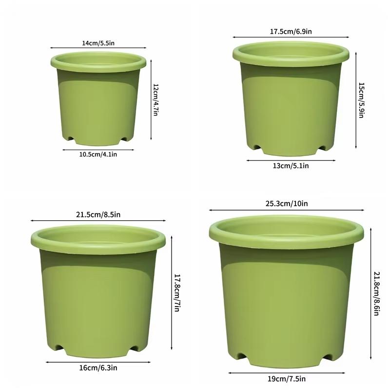 High-Quality Gardening Flower Pot Thicken Plastic Planting Pot Balcony Vegetable Flower Pot Rectangular Planting Planters