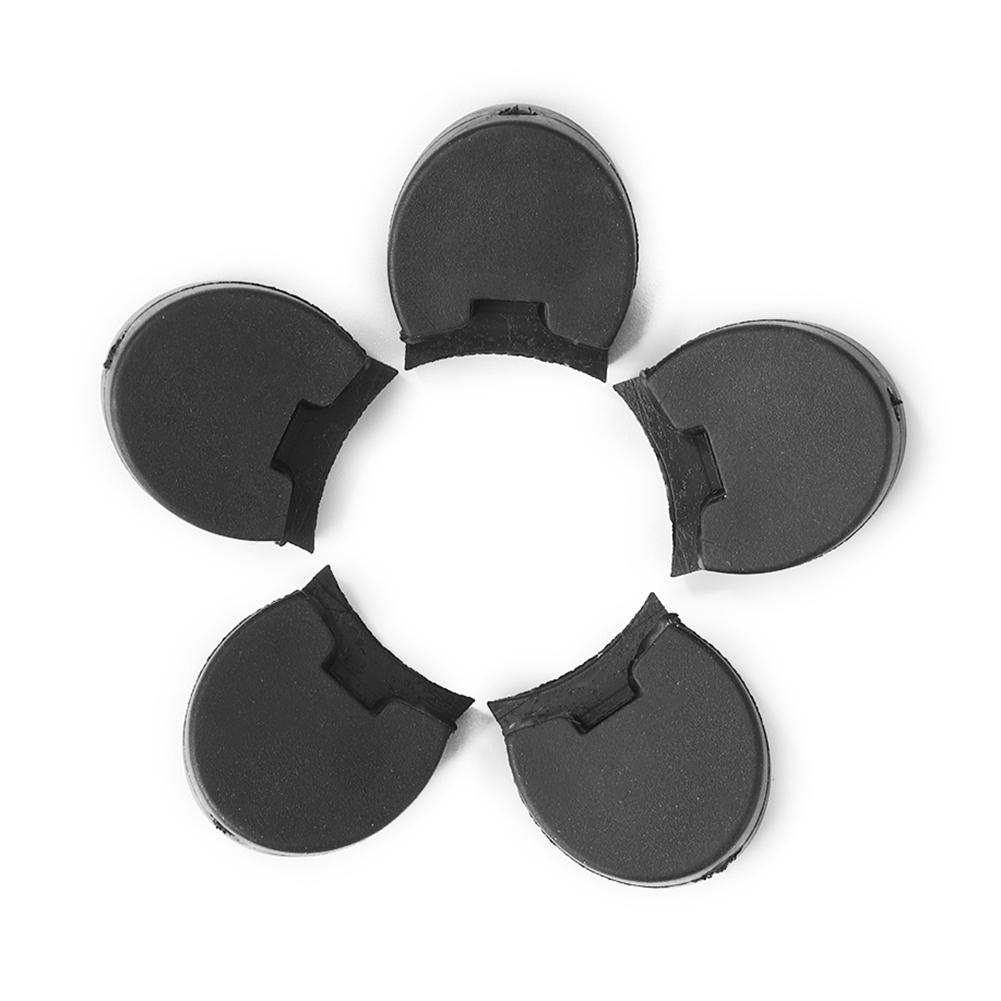 5pcs Rubber Clarinet Thumb Rest Cover Finger Rest Pads Instrument Accessories чёрный