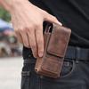 Card Slot Belt Hanging Pouch Vertical Phone Belt Clip Mobile Phone Waist Bag  Retro Style