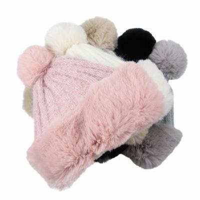 ISAKEN Wintermütze Waschbär - Plüsch Mütze Damen Warm Flauschig