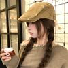 American Retro Old Hole Star Forward Hat Female Autumn And Winter Sweet Cool Face Little Beret Fashion Newsboy Hat