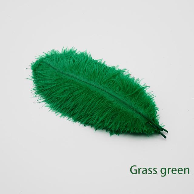 60Pcs/Lot Natural White Ostrich Feathers Handmade Craft Accessories Wedding Home Decorations