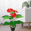 Real Touch Artificial Palm Fronds 35/50CM Fake Plants  Living Room Bedroom Decor