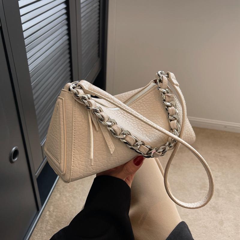 Высококачественные женские сумки через плечо с цепочкой корейские модные женские сумки через плечо из искусственной кожи с текстурой роскошные сумки 2893₽