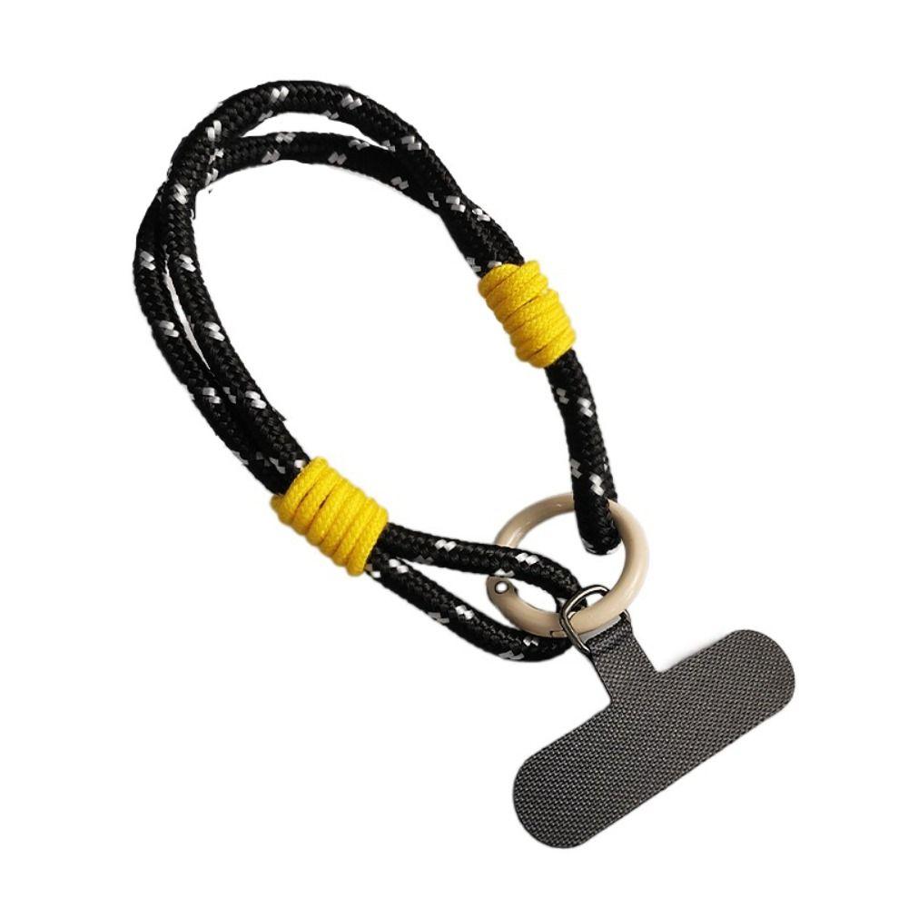 Key Holder Phone Wrist Strap with Patch Phone Hanging Chain Mobile Phone Lanyard  Phone Accessories
