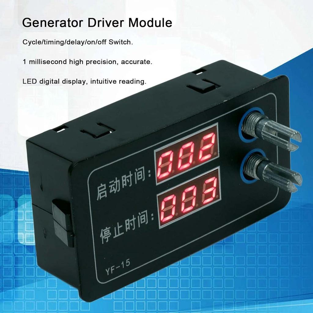 Multifunction High-precision Timer Relay, YF-15 Digital Cycle Timer Delay Switch Motor Controller Module