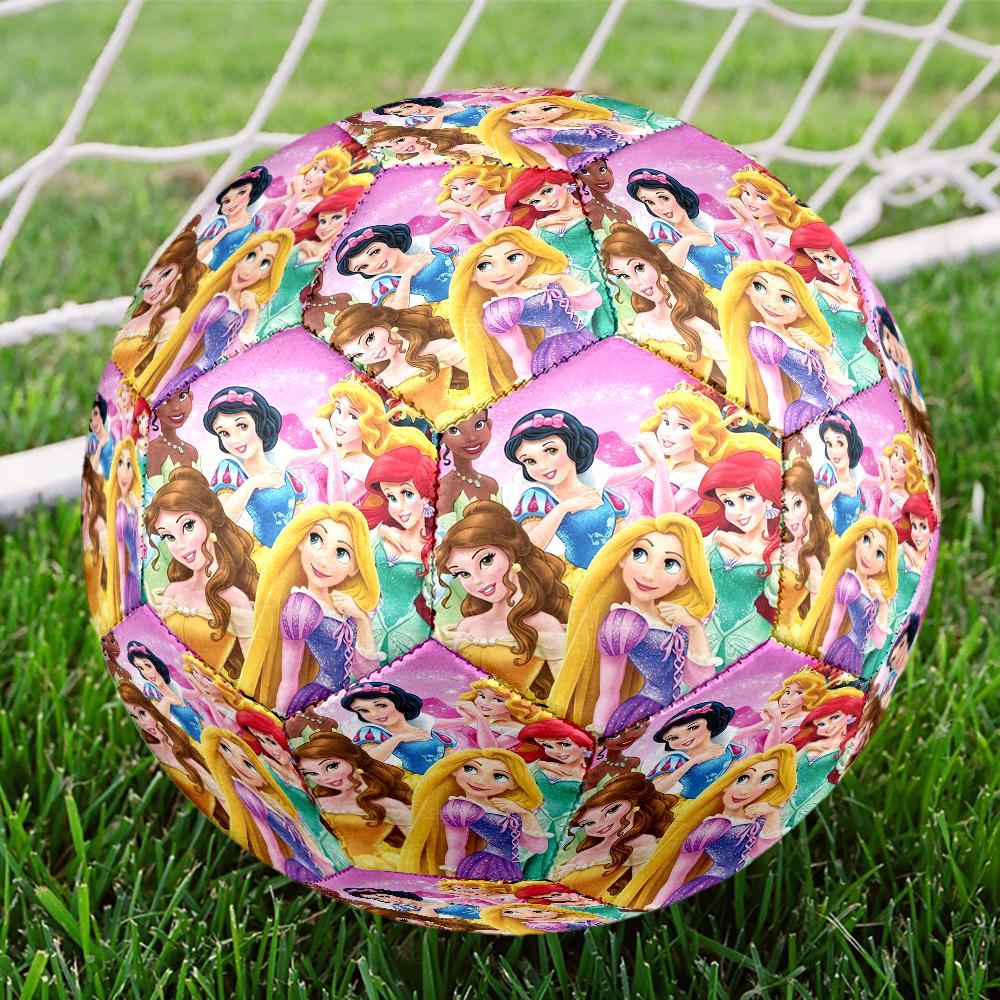 Princess Theme Size 5 Soccer Ball, Suitable for Both Indoor and Outdoor Matches, a Gift Suitable for Everyone.