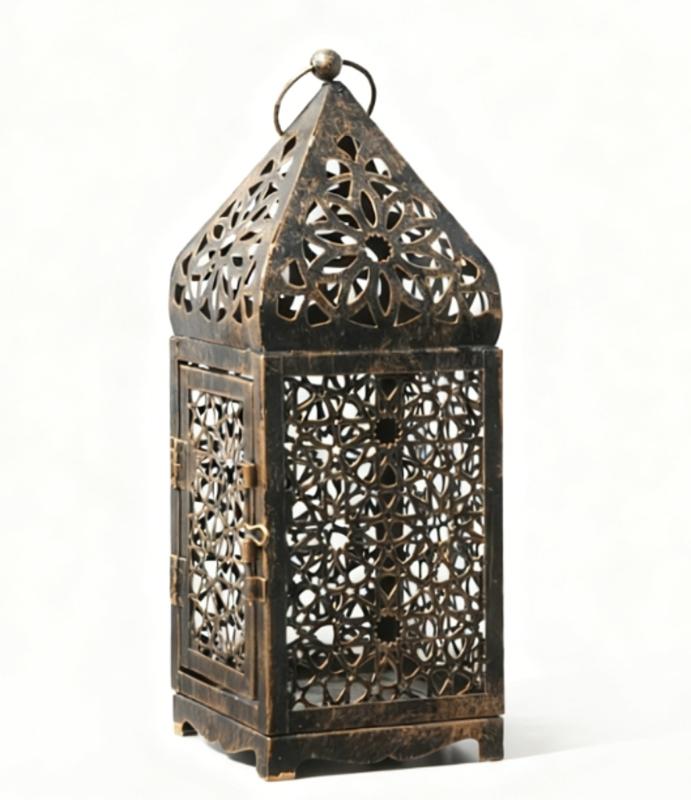 Ретро Металлический Железный Подсвечник Без Свечи Портативный Фонарь для Свечи Держатель для Свечи  Scaldfish  Домашний Декор