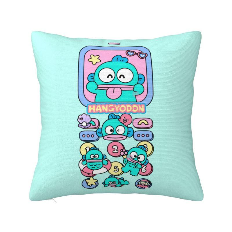 Пользовательские наволочки с мультяшным узором Хангёдон, современные наволочки из бархата 12x12Inch