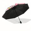 1pc Pink My Melody Automatic Opening and Closing Umbrella - Lightweight 3-Fold Design, Suitable for Fans, Travel, Daily Use - Official Product, Intere