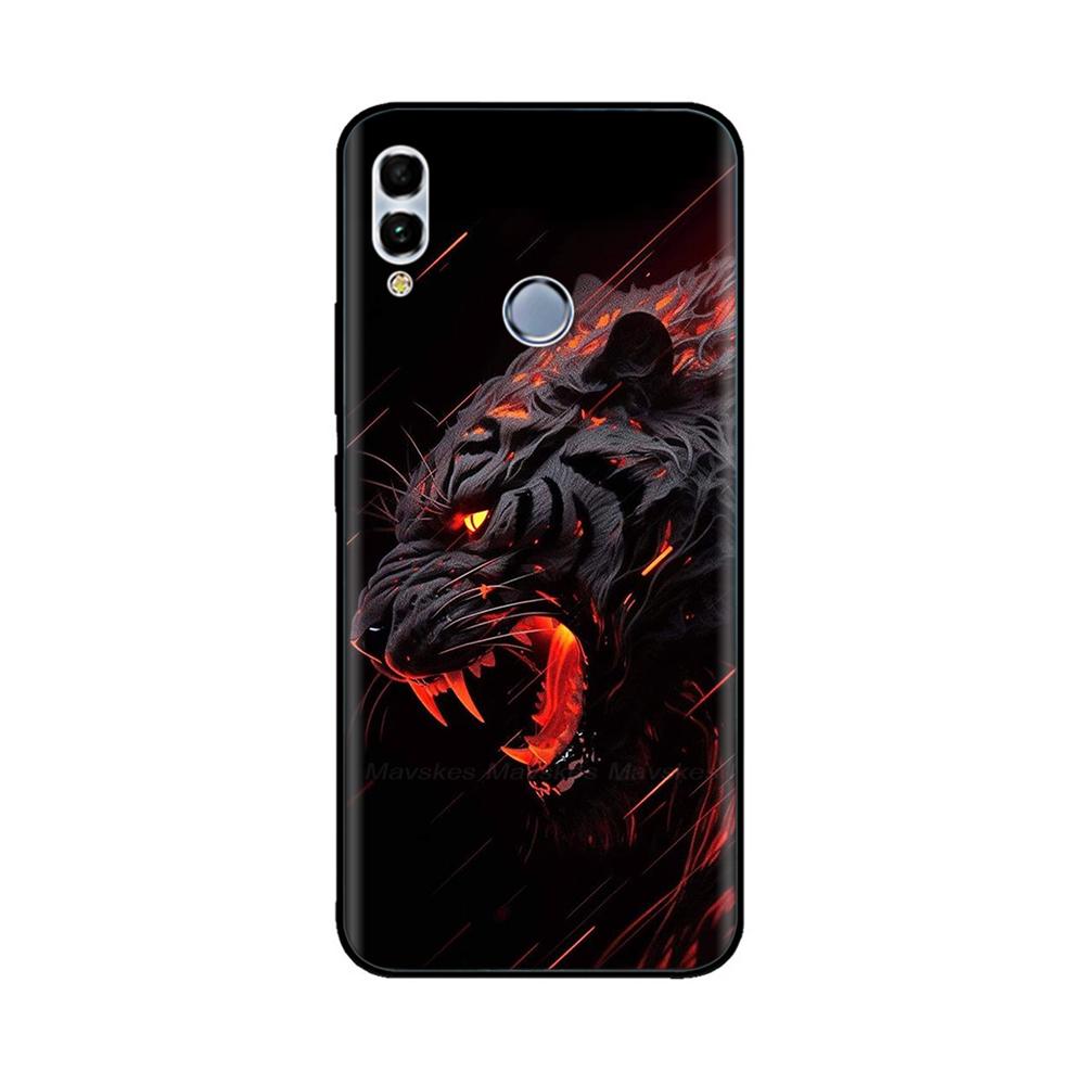 For Huawei P Smart 2019 Case Phone Cases Funny Camera Protection Soft Silicone Back Cover For Huawei P Smart 2019 Shell Fundas