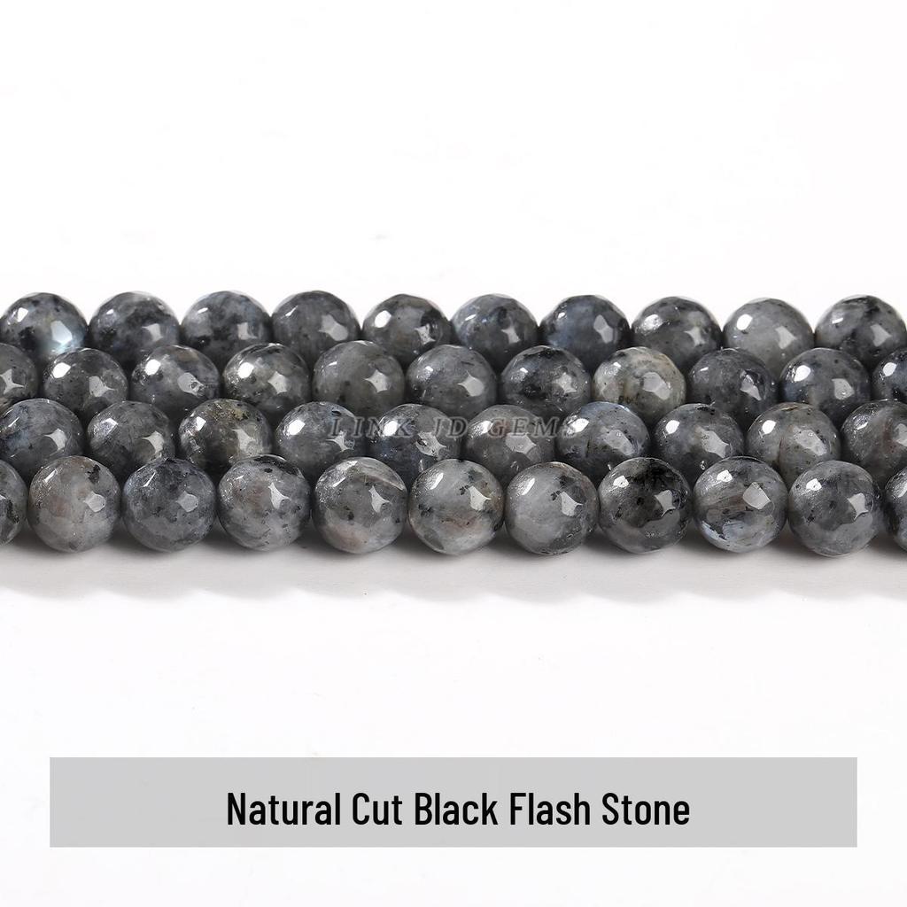 Labradorite Flash Stone Round Loose Beads for DIY Jewelry Making Accessories