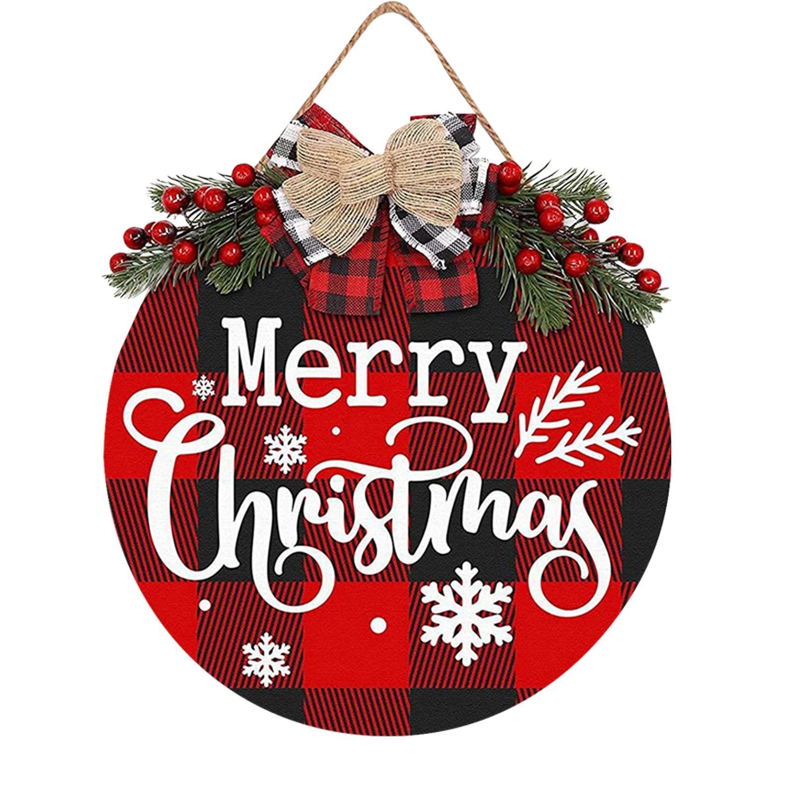 

Рождественский номер дома Веселый рождественский номер дома и приветственное украшение дома One Size чёрный